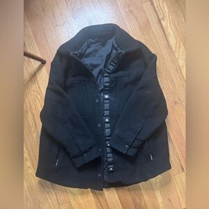 Lululemon Women’s Wool Quilted Jacket Blk sz 10